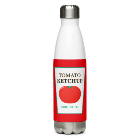 Tomato Ketchup stainless steel water bottle