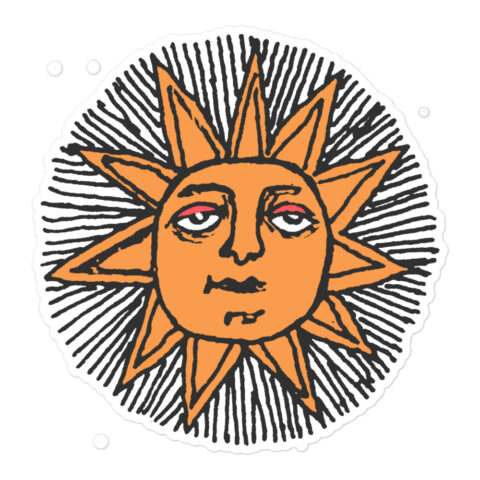 All Summer Long sun sticker